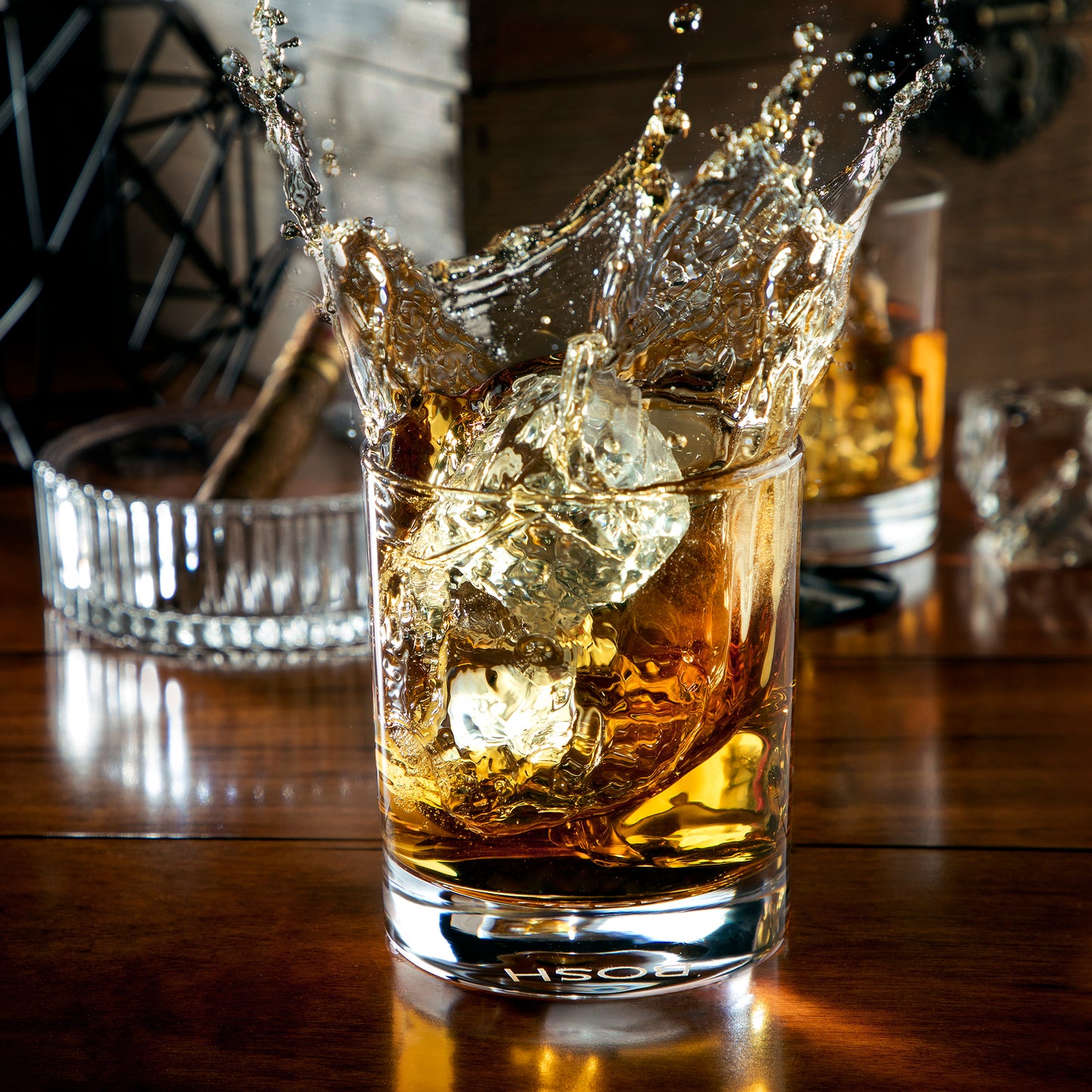 Lead-Free Crystal Whiskey Glasses