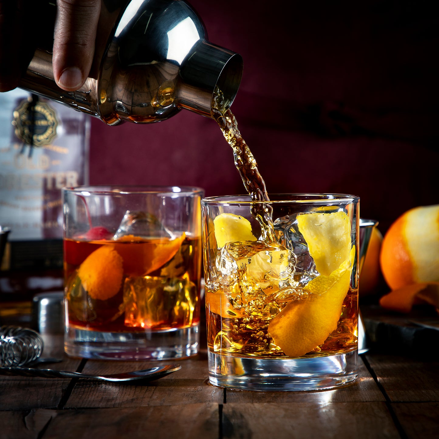 Lead-Free Crystal Whiskey Glasses