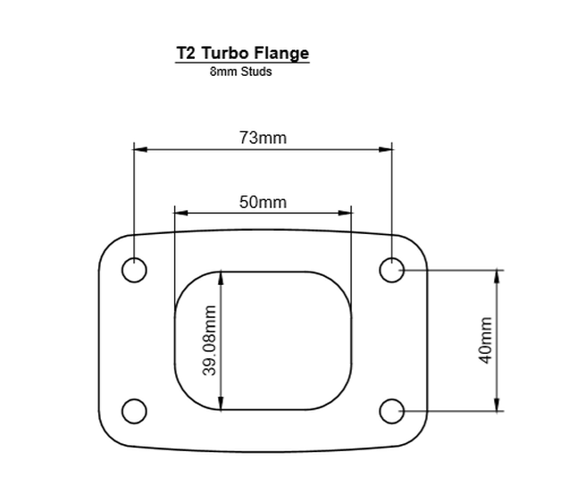 T2 Turbo Inlet Flanges
