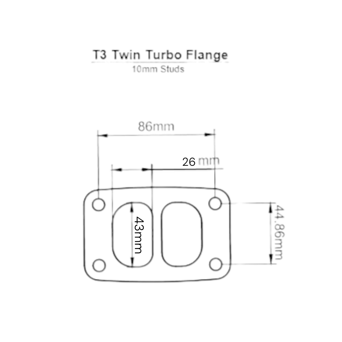 T3 Turbo Inlet Flanges