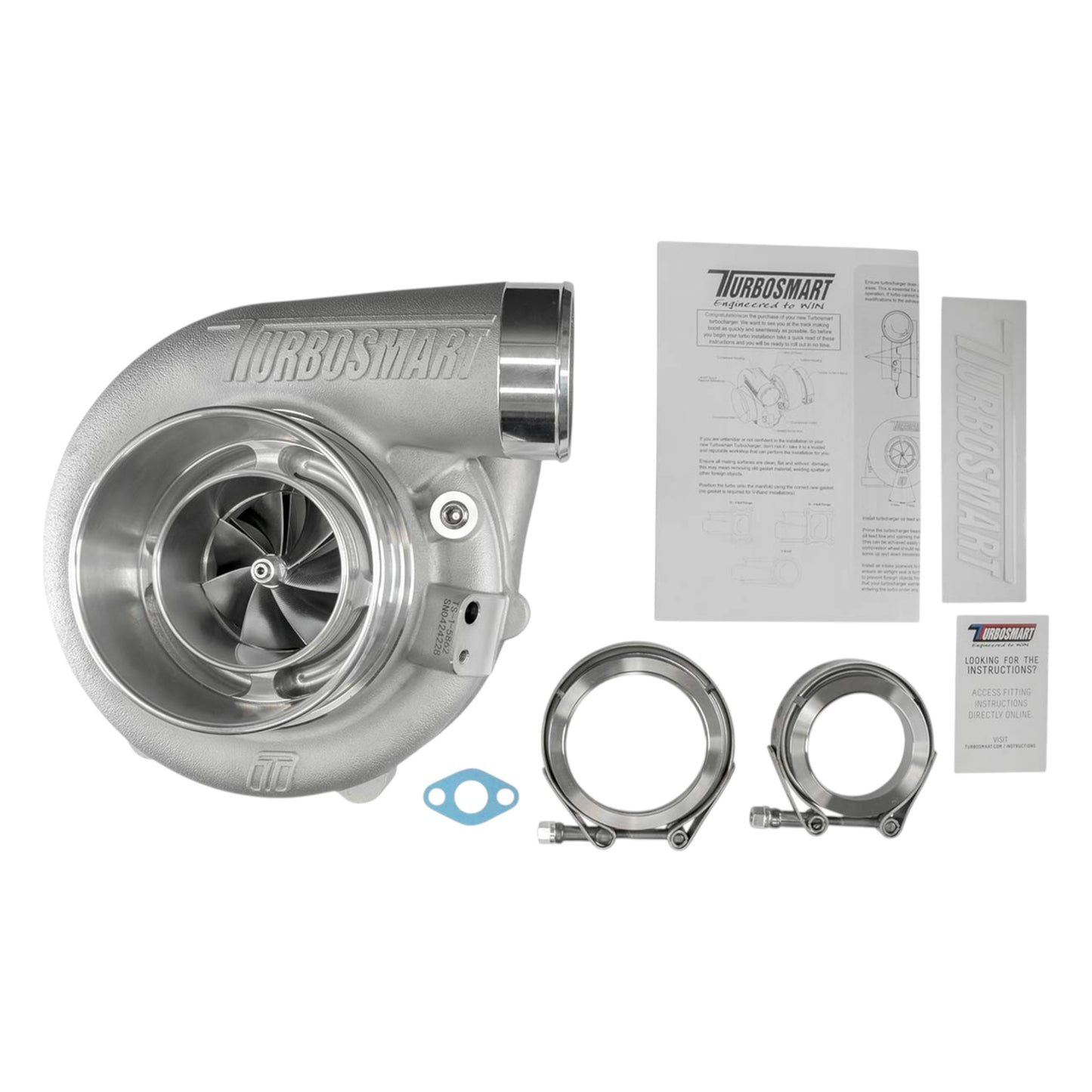 TS-1 Performance Turbocharger 5862 V-Band 0.82AR Externally Wastegated