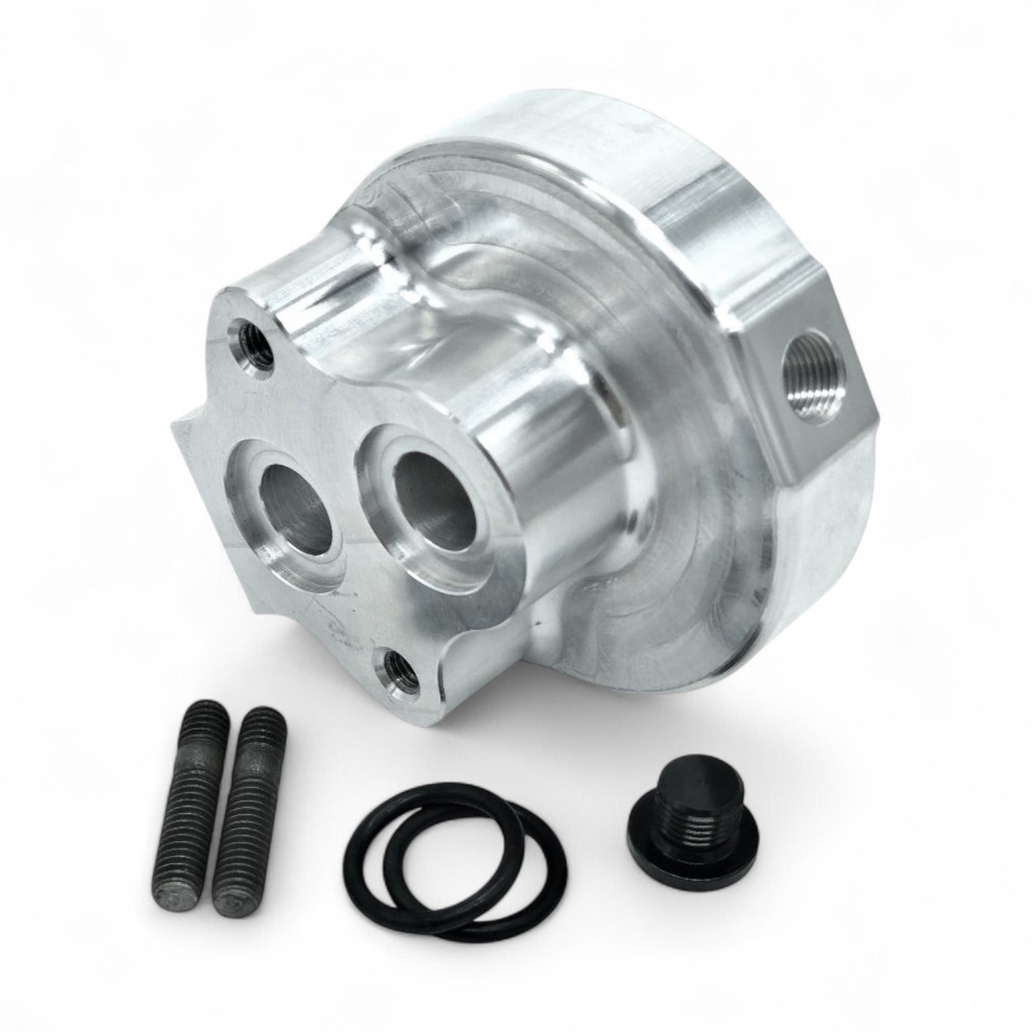 Mazda FD Rx7 Billet Oil Filter Pedestal 1/8NPT Sensor Port