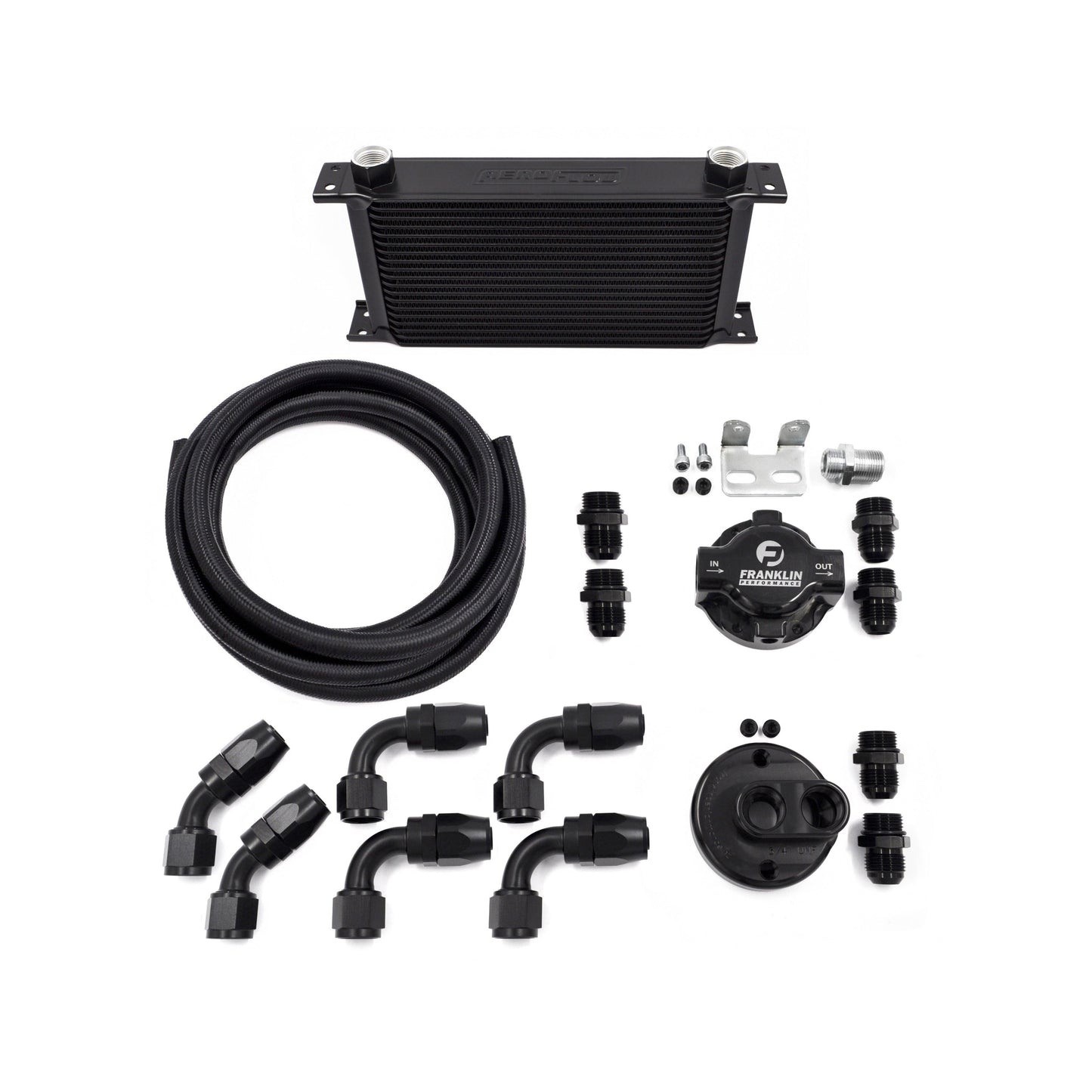 Oil Filter Relocation & Cooling Kit ‚ with Aeroflow Oil Cooler