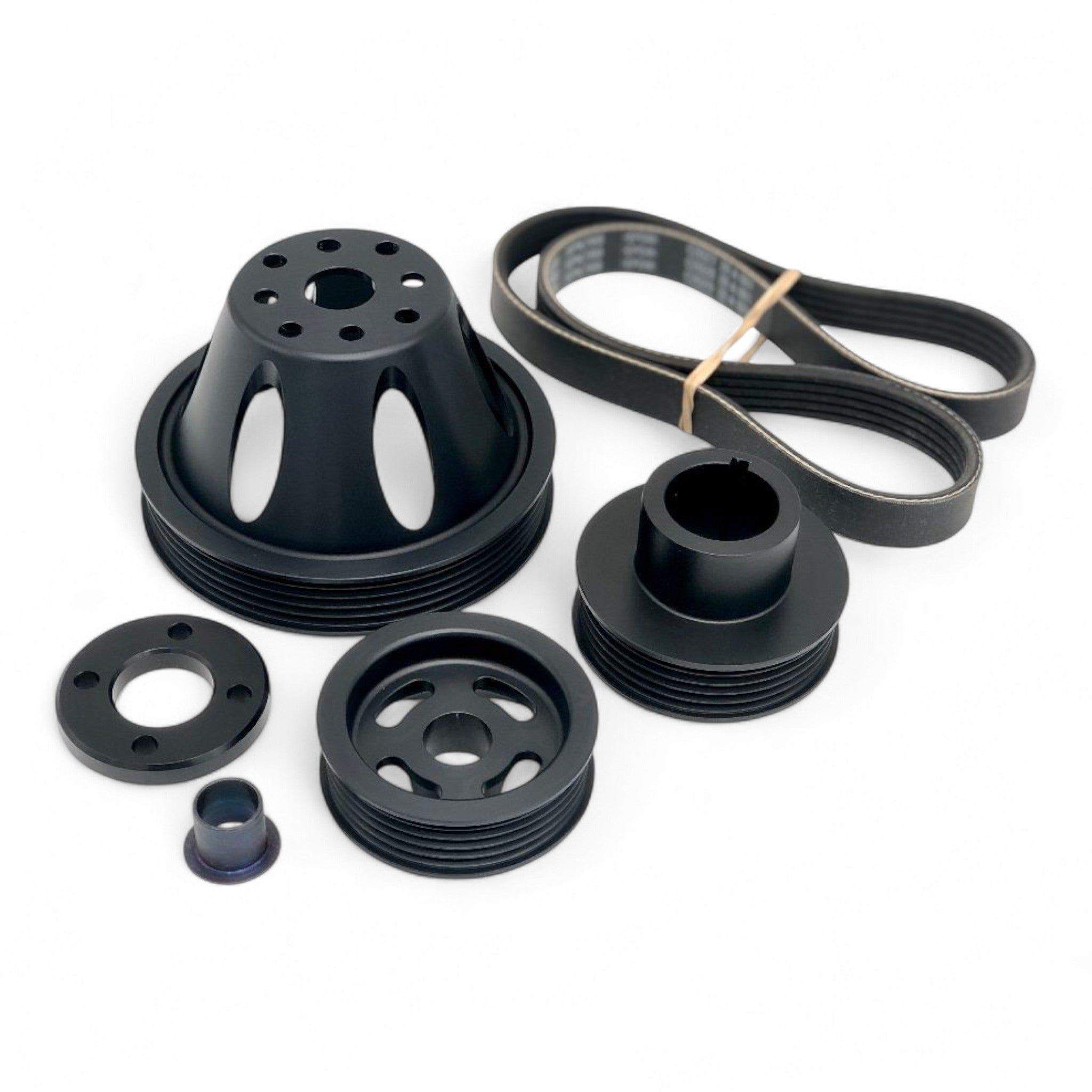 Multi Rib Pulleys RACE Mazda Rotary Multi Rib Pulley Kit – Maxfab - Fabrication & Supply Co.