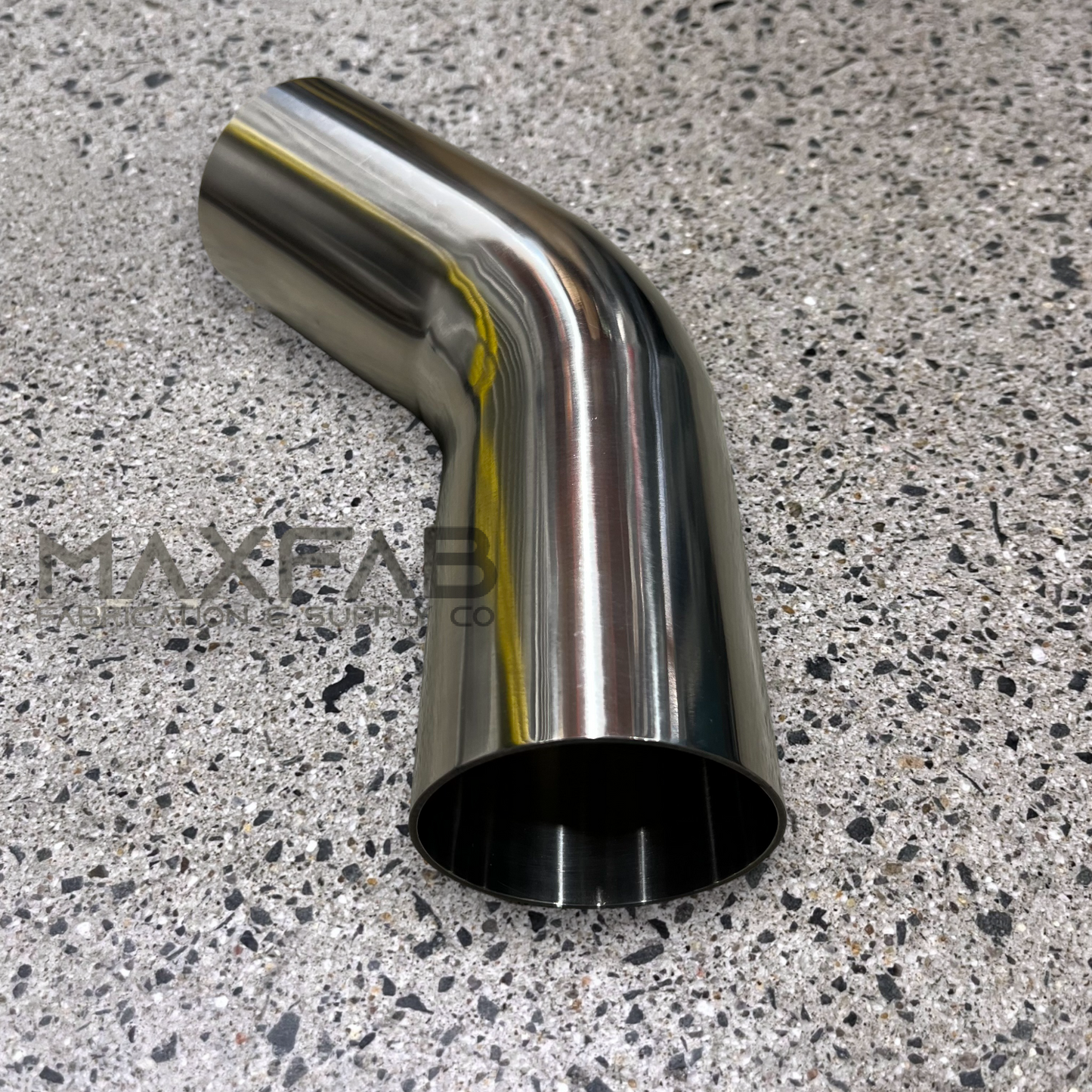 45 Degree Stainless Steel Bends - Long Tail (Thick)