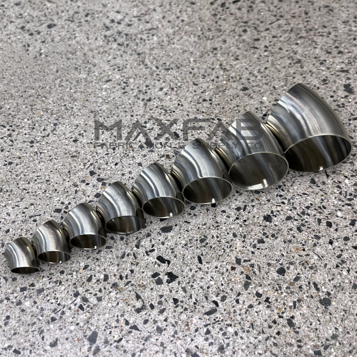 45 Degree Stainless Steel Bend (GR 304) -Short 45's
