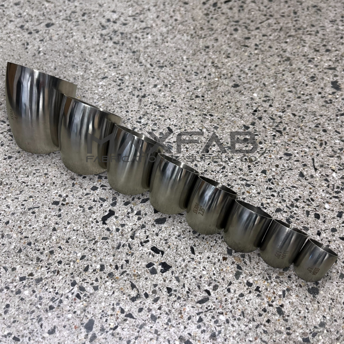 45 Degree Stainless Steel Bend (GR 304) -Short 45's