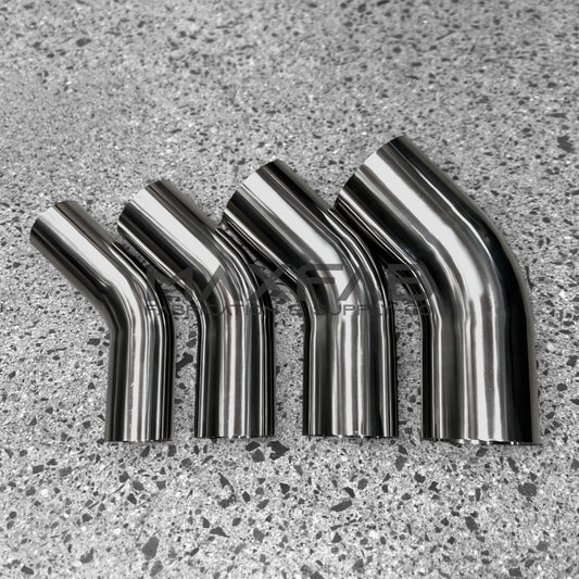 45 Degree Stainless Steel Bends - Long Tail (Thick)