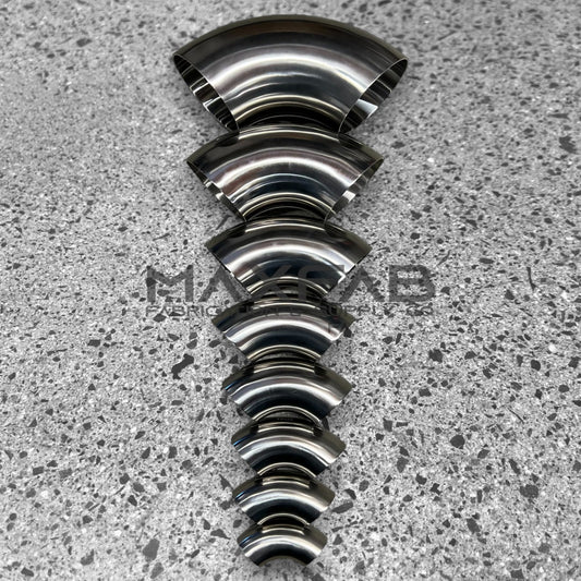 90 Degree Stainless Steel Bend (Short Tail)