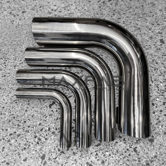Long Tail Stainless Steel Bends - 90's & 45's