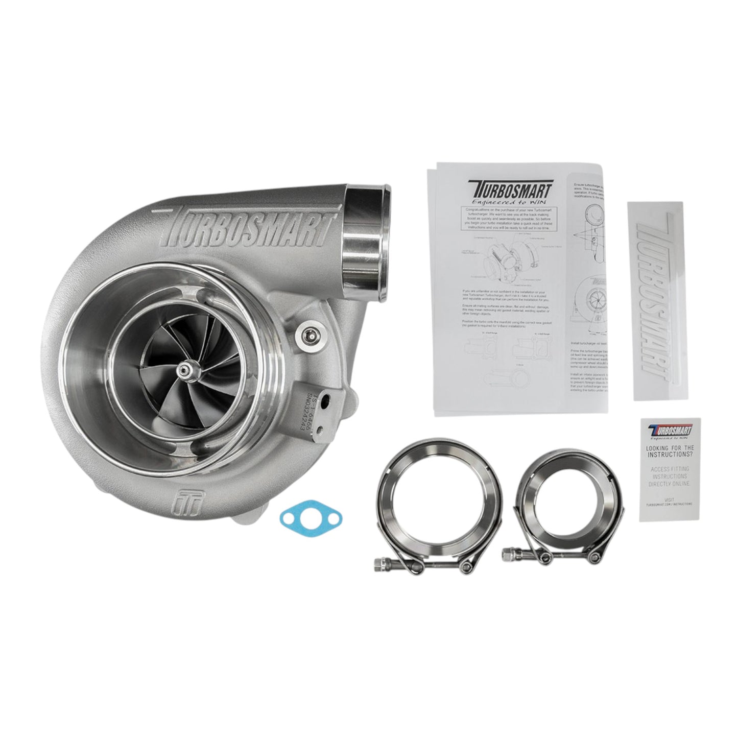 TS-1 Performance Turbocharger 6466 V-Band 0.82AR Externally Wastegated