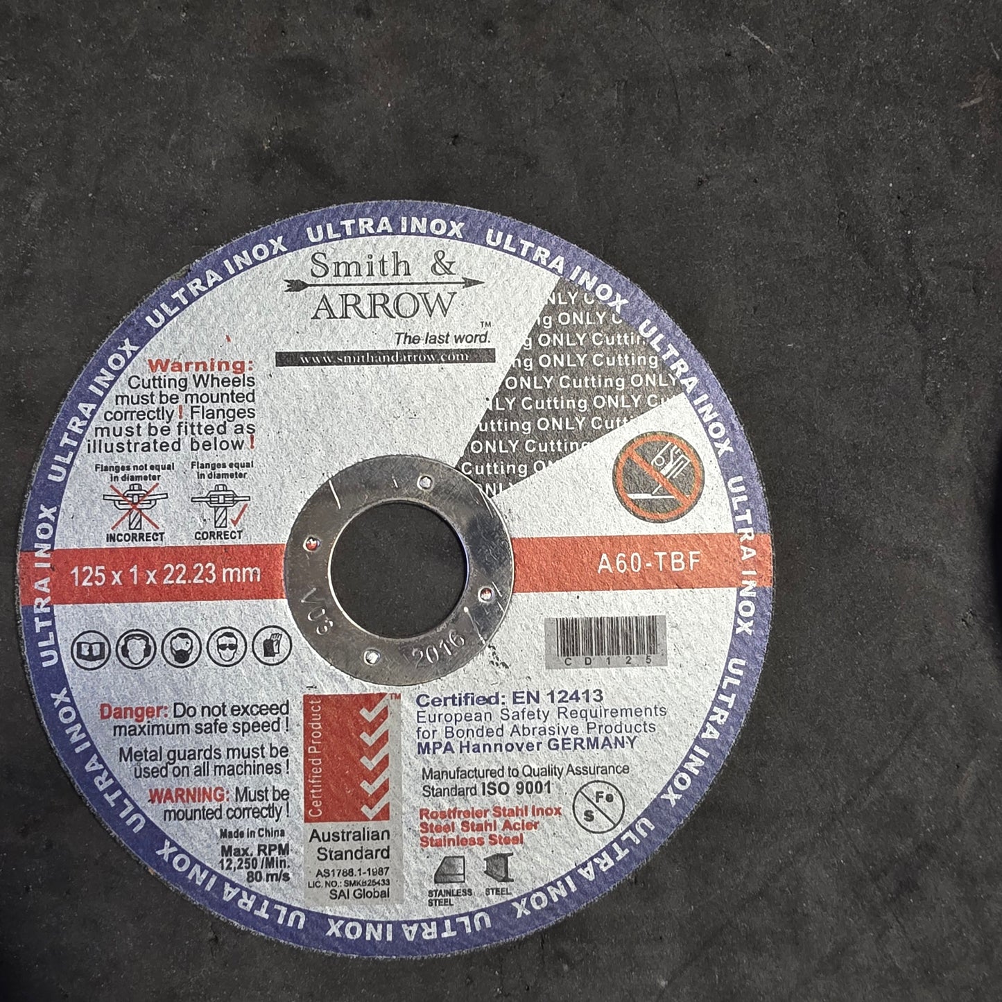 125mm (5") Cutting Disc's
