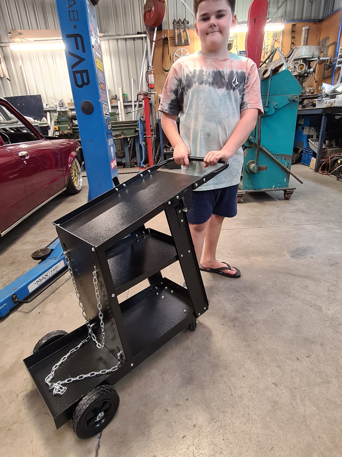 Welding trolley